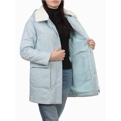 M24-096 BLUE Куртка демисезонная женская (100 гр. холлофайбер)