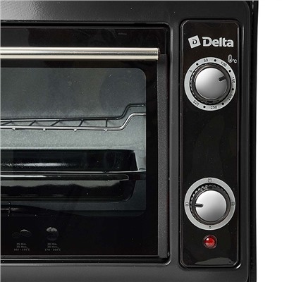 Духовка электрическая 1300 Вт 37 л DELTA D-0122 черная