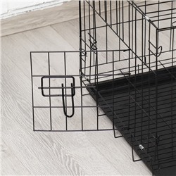 Клетка для собак 51 х 35 х 41 см, голубая