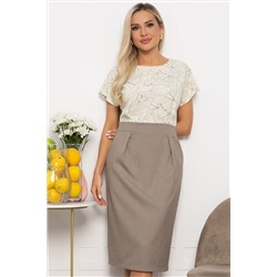 Платье Юстина (бежевое) П13663-16М