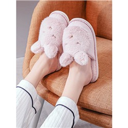 Тапочки «Сонные кролики» розовые