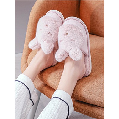 Тапочки «Сонные кролики» розовые