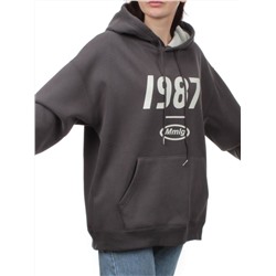 PG-I990I-2313 DK. GRAY Худи женское (90% хлопок, 10% полиэстер)