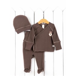 Комплект детский Baby Boom КН154/2-Р Ажурная рибана Кофе я734