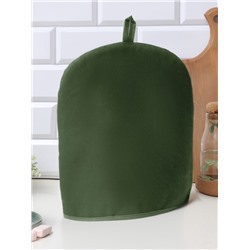 Грелка на чайник Этель Home collection green 28×28 см, 56% лён, 44% хлопок