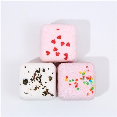 Бомбочки для ванны с добавками «Новый Год», 3×70 г