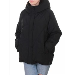 9913 BLACK Куртка зимняя женская (150 гр. холлофайбер)