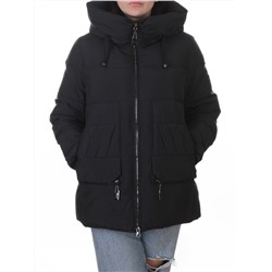 M-M05 BLACK Куртка зимняя женская (150 гр. холлофайбер)