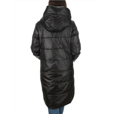 S21119 BLACK Куртка зимняя женская (150 гр. холлофайбера)