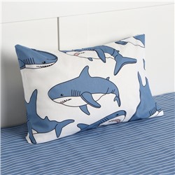 Постельное бельё Этель 1,5 сп Funny shark 143х215 см, 150х214 см, 50х70 см -1 шт, 100% хл, бязь