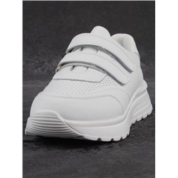 03-YH516-1 WHITE Кроссовки женские (натуральная кожа)
