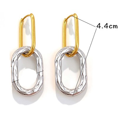 Серьги с замком кольцо арт. 13 5044 (id 289987)