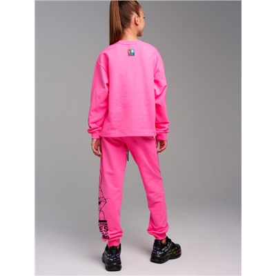 Комплект для девочки: толстовка, брюки