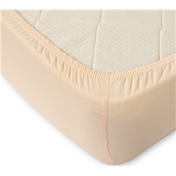 Простыня трикотажная на резинке крем Текс-Дизайн