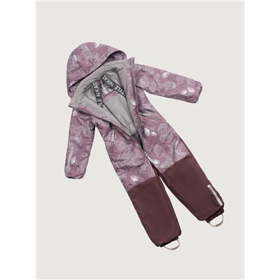 Комбинезон утеплённый для девочки NIKASTYLE 8м1825 Какао шоколад