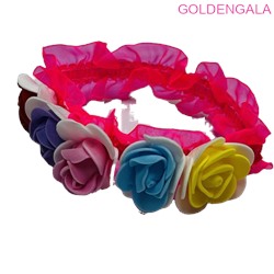 Ободок-повязка детская с бантом ОБ 28 модель 11