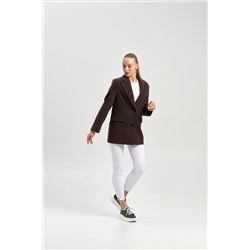 Пальто женское демисезонное 27100 шоколад