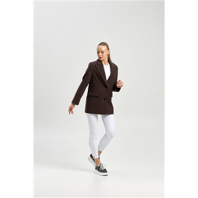 Пальто женское демисезонное 27100 шоколад