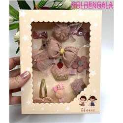 Детский набор аксессуаров в подарочной коробке 10х3 шт