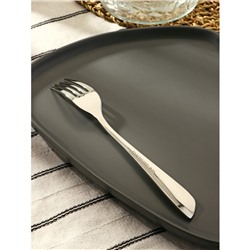 Вилка столовая Magistro «Эми», h=20.5 см, нержавеющая сталь, серебристая