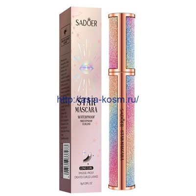 Удлиняющая водостойкая тушь Sadoer (37273)