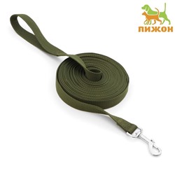 Поводок 7 м × 2.5 см, зеленый