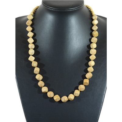 Бусы деревянные Кубик 10мм, 56см