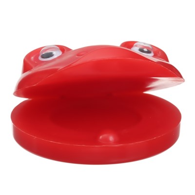 Погремушка Крошка Я «Лягушата», кастаньеты и перкуссионный маракас, 3 шт., красный