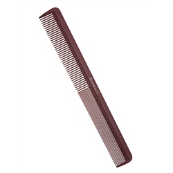 Dewal Профессиональный гребень для волос комбинированный / Carbon Bordo CO-6008-CBN, 22 см