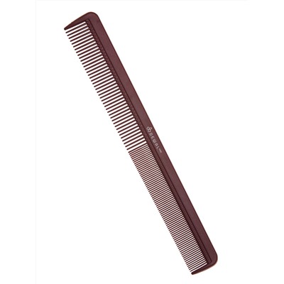 Dewal Профессиональный гребень для волос комбинированный / Carbon Bordo CO-6008-CBN, 22 см