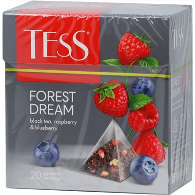 TESS. Pyramids Collection. FOREST DREAM (черный) карт.упаковка, 20 пирамидки