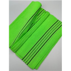 Bath Towel Мочалка-полотенце для душа с пилинг-эффектом / Basic Long Exfoliating Towel, зеленый