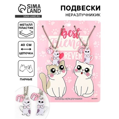 Подвески неразлучники «Милые котята» 11×14 см