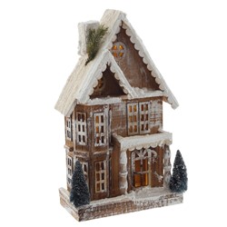 GAEM Изделие декоративное "Домик" с подсветкой (2хАА, н/п), L30 W16 H49 см