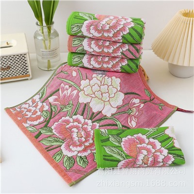 Retro gauze soft scarf, towel for face washing, double-sided wet wipes, does not fade