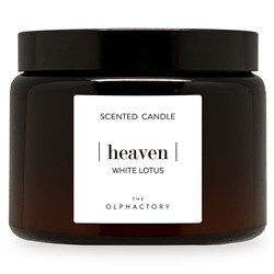 Свеча ароматическая The Olphactory, Heaven, White Lotus, 60 ч