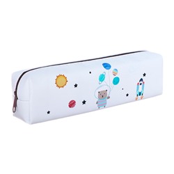 Пенал школьный «Космос», на молнии, МИКС