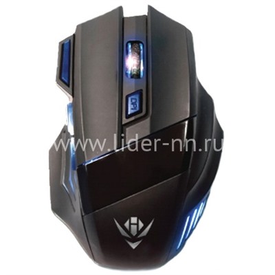 Мышь проводная NAKATOMI игровая Gaming MOG-21U 7 кнопок (черная)
