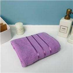 Полотенце махровое 50*80см "Comfort" цвет глициния 06-093, плотность 300гр/м2 TJ, с петелькой-подвесом