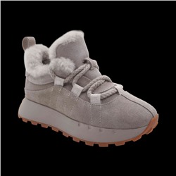 Ботинки на меху ZP-54 серые