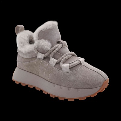 Ботинки на меху ZP-54 серые