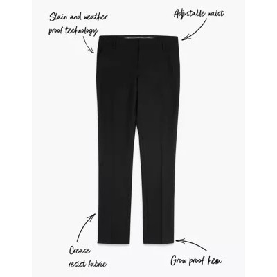 Boys' Super Skinny Slim Fit School Trousers (2-18 Yrs)