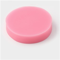 Молд для заливки Доляна «Полусфера», силикон, 6.5×6.5×1.5 см, розовый