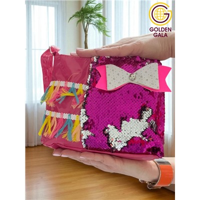 Стильная лаковая сумочка для девочки 21х17 см тип 2