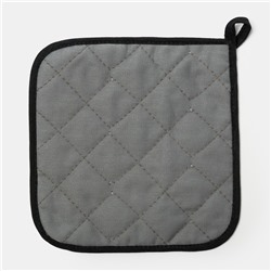 Прихватка Fashion home, 19×19 см,100% хлопок, саржа, ватин 250 г/м²