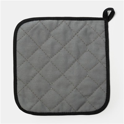 Прихватка Fashion home, 19×19 см,100% хлопок, саржа, ватин 250 г/м²