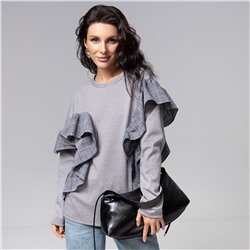 Лонгслив в стиле пэчворк, Гардеробная магия