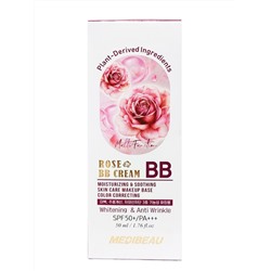 MEDIBEAU Многофункциональный ВВ-крем с экстрактом розы / Rose BB Cream SPF 50+/PA+++, 50 мл