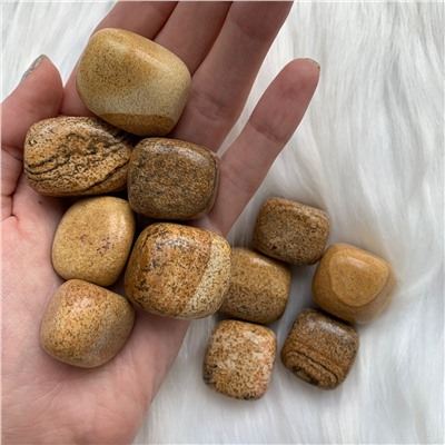 Радуга Самоцветов Галтовка из Яшмы песочной