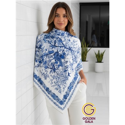 Платок шелковый большой "Парижанка" Арт 2428/47